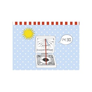 Véritable cadran solaire de poche