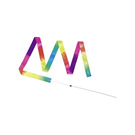 Grand ruban de gymnastique arc-en-ciel