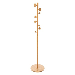 Porte-manteaux bambou 8 têtes