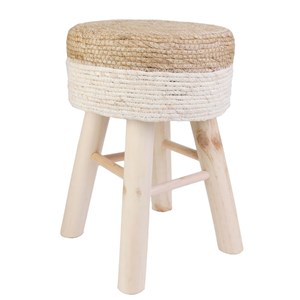 Tabouret blue lagoon beige