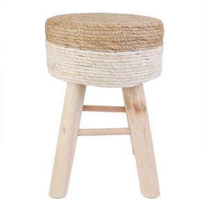 Tabouret blue lagoon beige