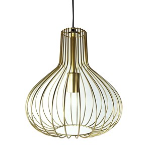 Suspension métal doré h60 cm