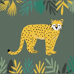 Tapis velours 45x75 cm animaux and co