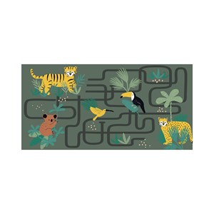 Tapis rectangle 60x120 cm animaux and co