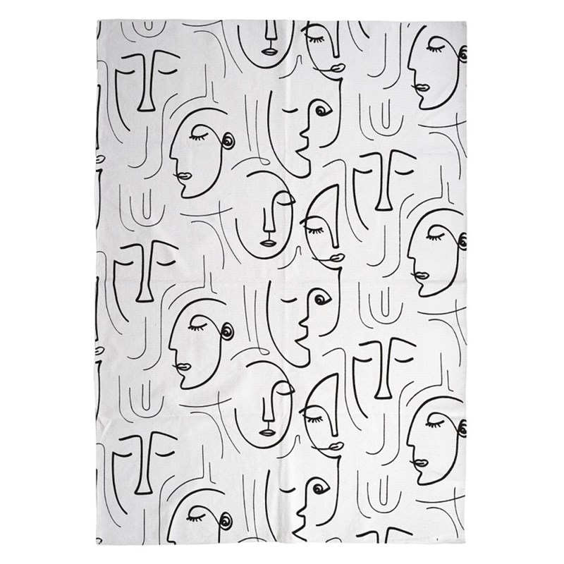 The Home Deco Factory - Tapis arty 120x170 coton