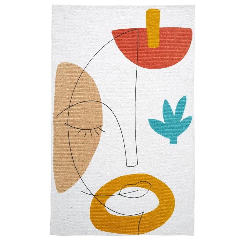 The Home Deco Factory - Tapis arty 50x80 coton
