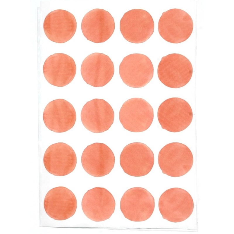 CHOCOVENYL - Stickers pois aquarelle  orange