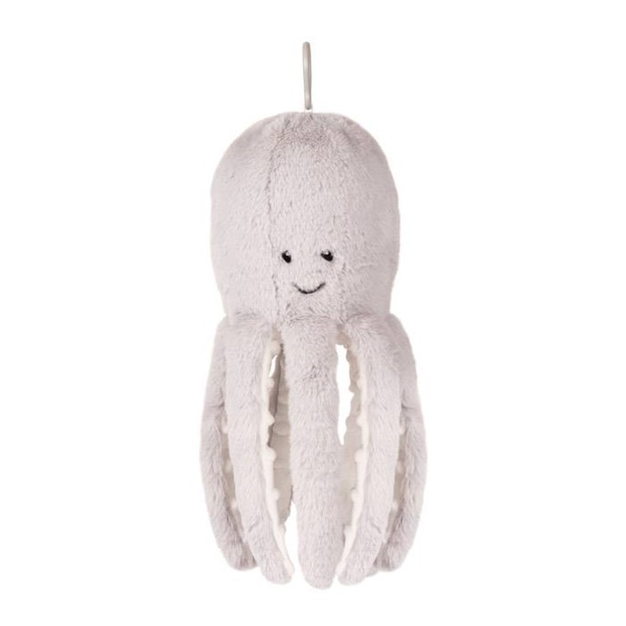 Doudou battements de coeur pieuvre grise Nature & Découvertes