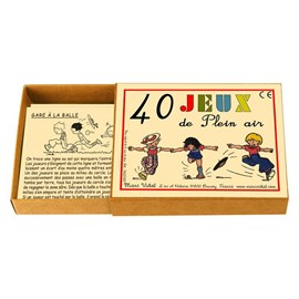 Marc vidal 40 jeux de plein air - carton