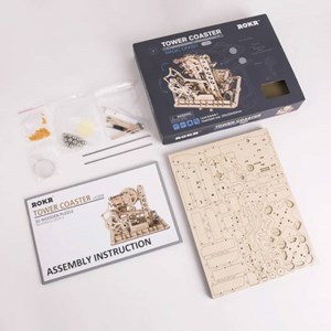 Maquette 3d  circuit à billes climber