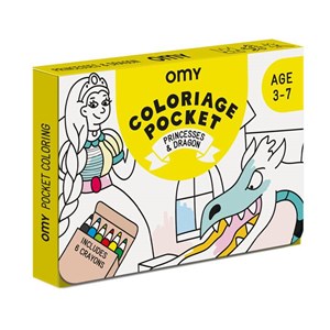 Coloriage pocket  princesses & dragons