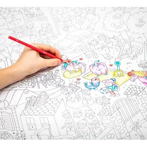 Omy poster à colorier  kids life - mome