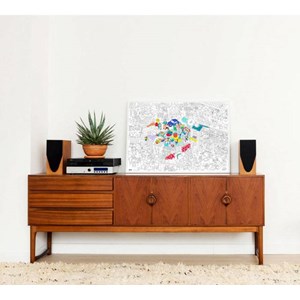 Omy poster à colorier  kids life - mome