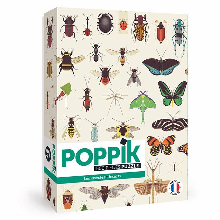 Poppik puzzle insectes 500 pièces - dè