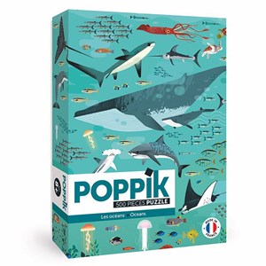 Poppik puzzle les océans  500 pièces -