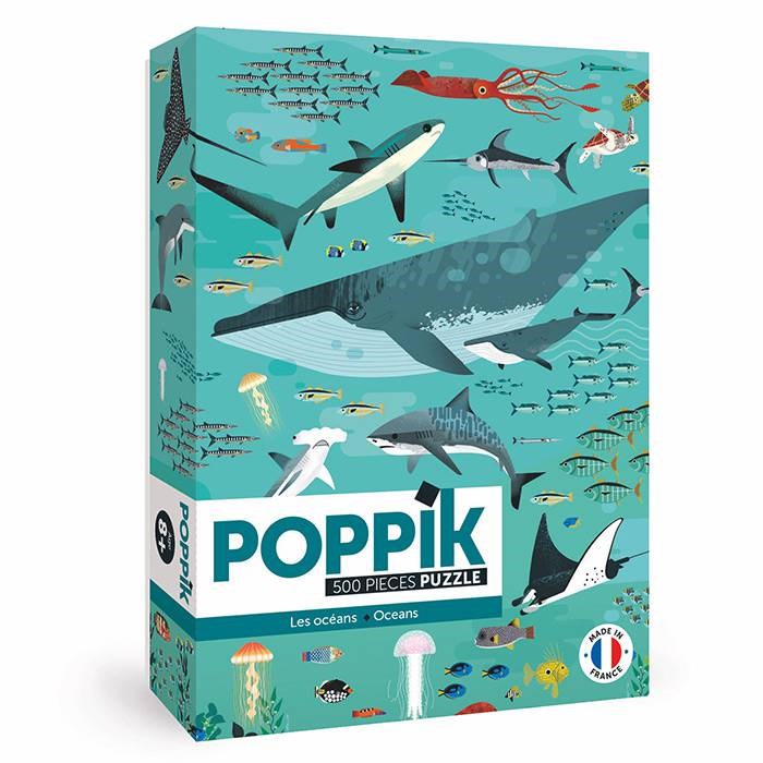 Puzzle les océans - 500 pièces - poppik