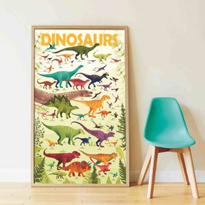 Poster stickers découverte des dinosaure