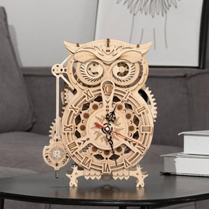 Rokrrobotime maquette 3d  horloge hibo