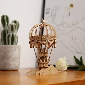 Rokrrobotime maquette 3d  montgolfière