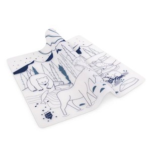 Set de table à colorier  forêt boréale