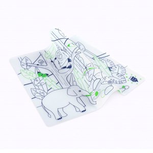 Set de table à colorier  jungle  wildl