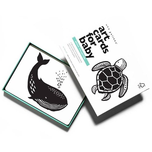 WEE GALLERY - Cartes imagier animaux - océan