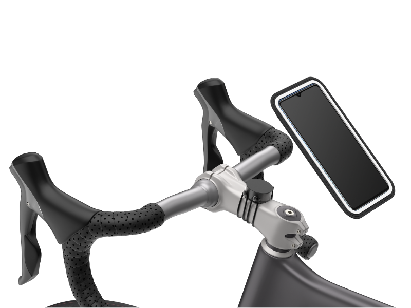 15-17mm Vélo Tige Téléphone Support Rapide Prise XL Support pour Iphone 6S  Plus