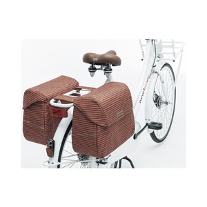 Double sacoche vélo newlooxs 37l rouge