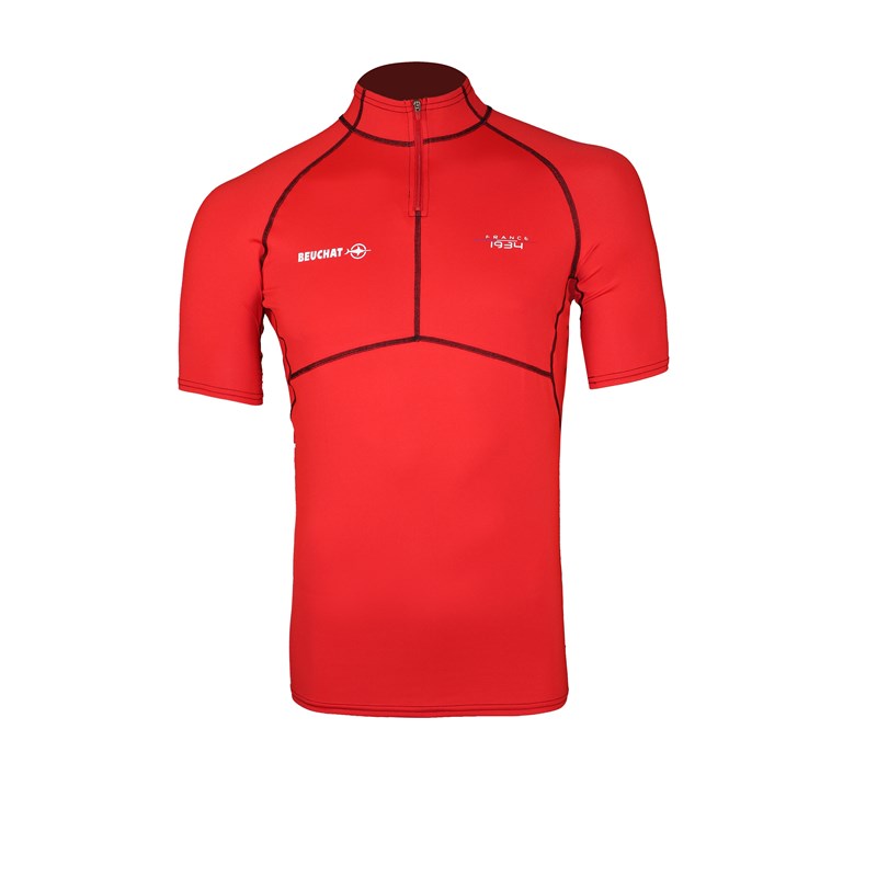 Beuchat - Top rashguard rouge XS Homme