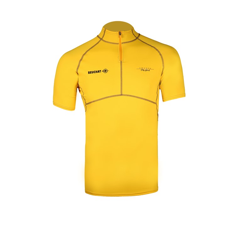 Beuchat - Top rashguard jaune XL Homme