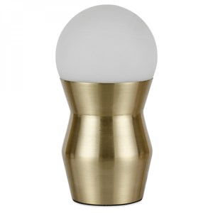 Lampe tactile en métal doré