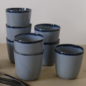 Gobelet en céramique - bleu