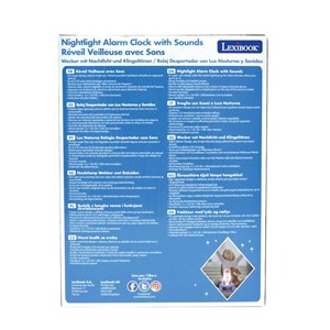 Réveil avec veilleuse fusée en 3d