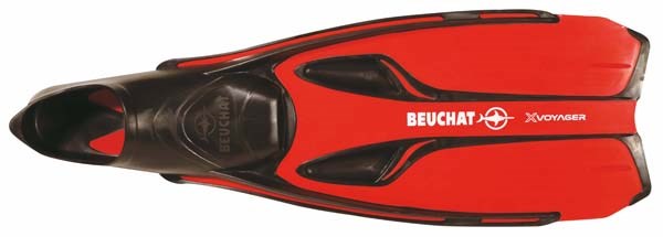 Beuchat - Paire de Palmes rouge 32-33