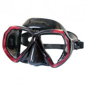 Masque x Contact 2 noir et rouge