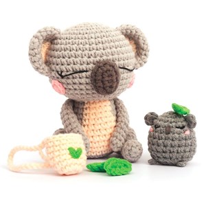 Ma peluche en crochet amigurumi - koala