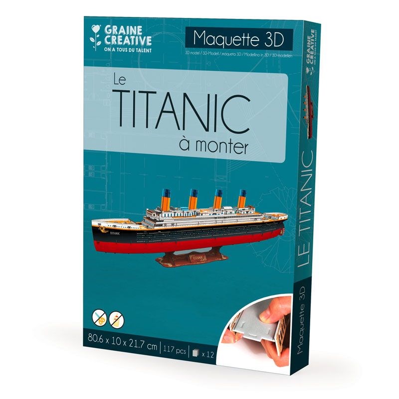 Maquette à construire soi-même titanic