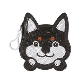 Diamond painting - porte-monnaie chien -