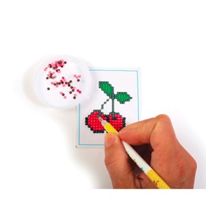 Kit diamond painting - cerise