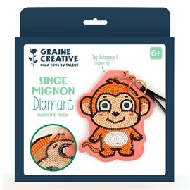 Diamond painting - étiquette à bagage