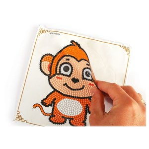 Diamond painting - étiquette à bagage