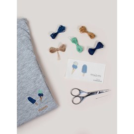 Kit easy broderie - miam ice cream