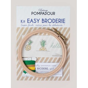 Kit easy broderie - hello ananas