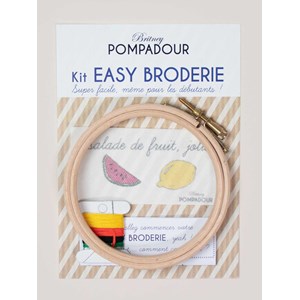 Kit easy broderie - citron