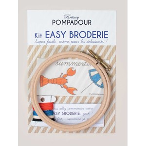 Kit easy broderie - homard- summertime
