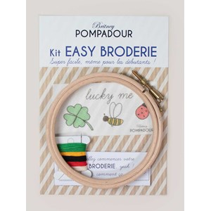 Kit easy broderie - coccinelle - lucky