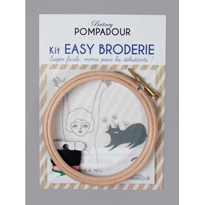 Kit broderie a.mendoza nenette et chat