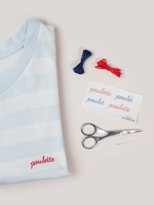 Kit easy broderie - poulette