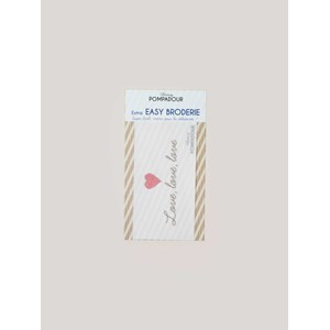 Recharge broderie - love, love