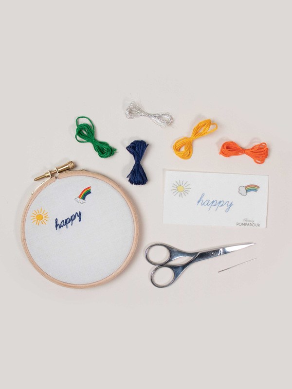 Britney Pompadour - Recharge  broderie happy